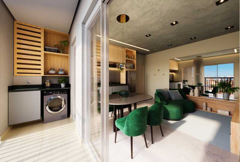 Conheça Perspectiva da Varanda do imóvel - Apartamento 2 quartos à venda Parque Ortolândia, Hortolândia - R$ 308.640 - CLAP20026 - 6 Perspectiva da Varanda - 6