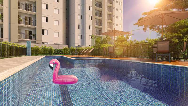 Conheça Piscina do imóvel - Apartamento 2 quartos à venda Parque Ortolândia, Hortolândia - R$ 308.640 - CLAP20026 - 8 Piscina - 8