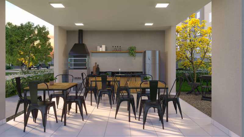 Conheça Espaço Churrasco do imóvel - Apartamento 2 quartos à venda Jardim Luiz Cia, Sumaré - R$ 264.000 - CLAP20027 - 3 Espaço Churrasco - 3