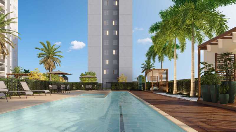 Conheça Piscina do imóvel - Apartamento 2 quartos à venda Jardim Luiz Cia, Sumaré - R$ 264.000 - CLAP20027 - 7 Piscina - 7