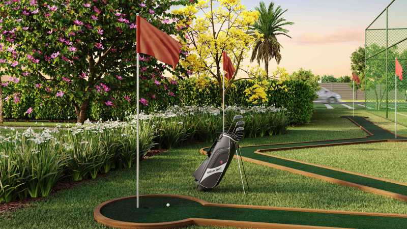 Conheça Pista de Golfe do imóvel - Apartamento 2 quartos à venda Jardim Luiz Cia, Sumaré - R$ 264.000 - CLAP20027 - 8 Pista de Golfe - 8