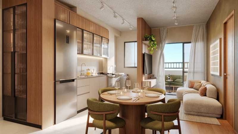 Conheça Cozinha. do imóvel - Apartamento 2 quartos à venda Vila São Bento, Campinas - R$ 282.190 - CLAP20029 - 2 Cozinha. - 2