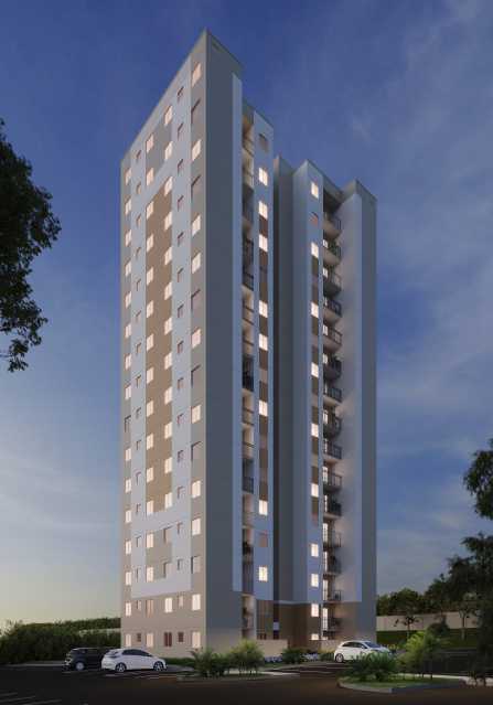 Conheça Fachada Noturna. do imóvel - Apartamento 2 quartos à venda Jardim Nova Veneza (Nova Veneza), Sumaré - R$ 285.000 - CLAP20031 - 1 Fachada Noturna. - 1