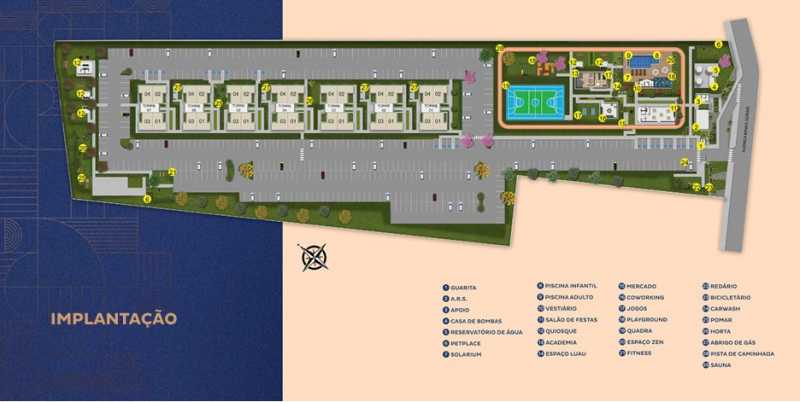 Conheça Implantação. do imóvel - Apartamento 2 quartos à venda Jardim Nova Veneza (Nova Veneza), Sumaré - R$ 285.000 - CLAP20031 - 27 Implantação. - 27
