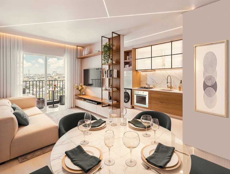 Conheça Living. do imóvel - Apartamento 2 quartos à venda Parque Gabriel, Hortolândia - R$ 358.799 - CLAP20032 - 10 Living. - 10