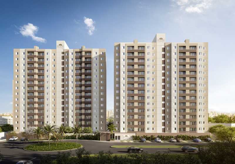 Conheça Fachada. do imóvel - Apartamento 3 quartos à venda Parque Gabriel, Hortolândia - R$ 526.293 - CLAP30005 - 1 Fachada. - 1