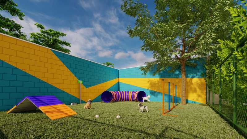 Conheça Espaço Pet do imóvel - Apartamento 2 quartos à venda Parque Ortolândia, Hortolândia - R$ 329.900 - CLAP20033 - 2 Espaço Pet - 2