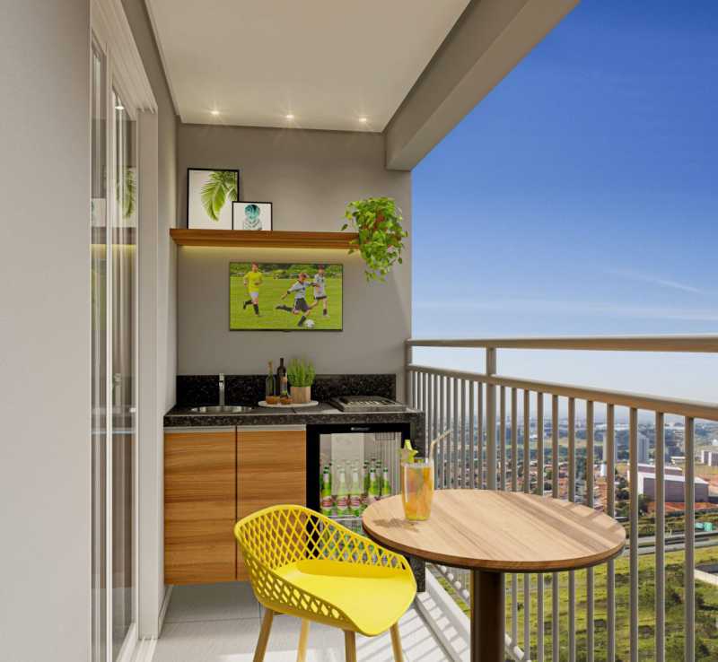 Conheça Varanda do imóvel - Apartamento 2 quartos à venda Parque Ortolândia, Hortolândia - R$ 329.900 - CLAP20033 - 11 Varanda - 11