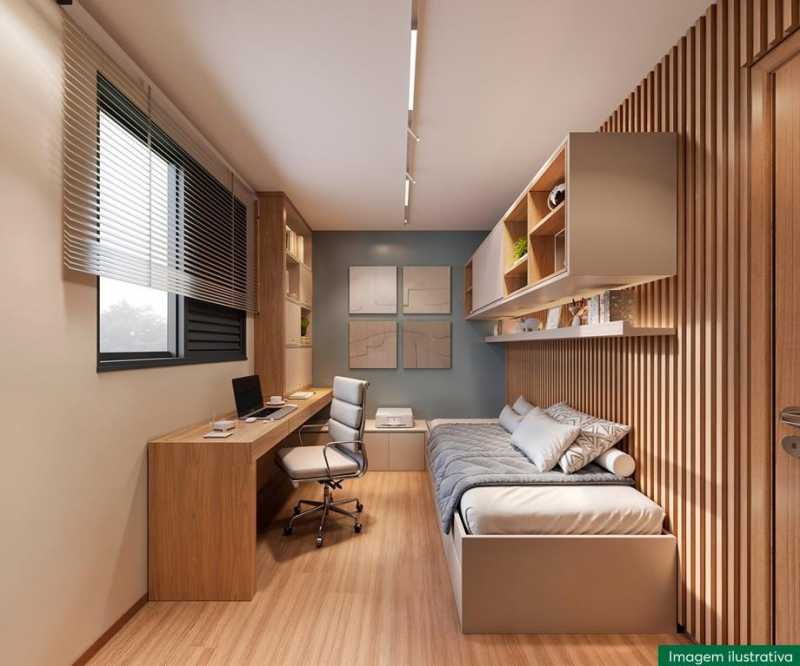 Conheça Quarto Solteira do imóvel - Apartamento 2 quartos à venda Residencial Galeria Garden, Campinas - R$ 382.990 - CLAP20034 - 12 Quarto Solteira - 12