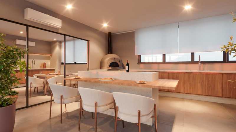 Conheça Espaço Pizza e Goumet Rooftop do imóvel - Apartamento 2 quartos à venda Residencial Portal do Lago, Sumaré - R$ 334.800 - CLAP20007 - 8 Espaço Pizza e Goumet Rooftop - 8