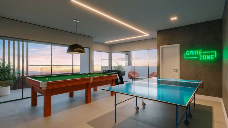 Conheça Salão de Jogos Rooftop. do imóvel - Apartamento 2 quartos à venda Residencial Portal do Lago, Sumaré - R$ 334.800 - CLAP20007 - 19 Salão de Jogos Rooftop. - 19