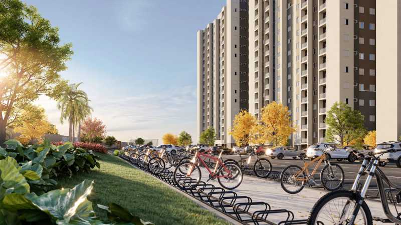 Conheça Bicicletário. do imóvel - Apartamento 2 quartos à venda Parque Bellaville, Hortolândia - R$ 260.000 - CLAP20035 - 2 Bicicletário. - 2