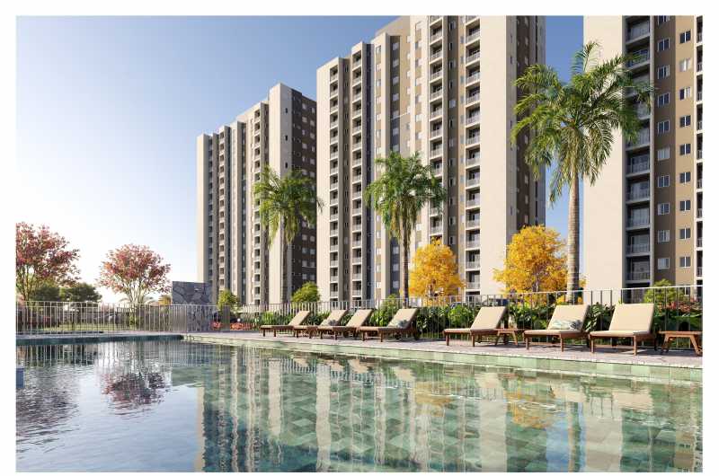 Conheça Piscina do imóvel - Apartamento 2 quartos à venda Parque Bellaville, Hortolândia - R$ 277.000 - CLAP20036 - 16 Piscina - 16