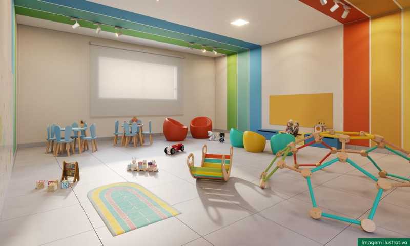 Conheça Espaço Kids do imóvel - Apartamento 2 quartos à venda Residencial Galeria Garden, Campinas - R$ 450.990 - CLAP20037 - 4 Espaço Kids - 4