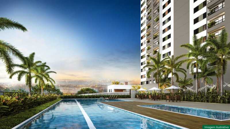 Conheça Piscina 02 do imóvel - Apartamento 2 quartos à venda Residencial Galeria Garden, Campinas - R$ 450.990 - CLAP20037 - 7 Piscina 02 - 7