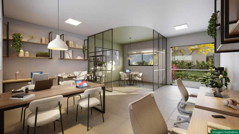 Conheça Sala de estudo do imóvel - Apartamento 2 quartos à venda Residencial Galeria Garden, Campinas - R$ 450.990 - CLAP20037 - 13 Sala de estudo - 13