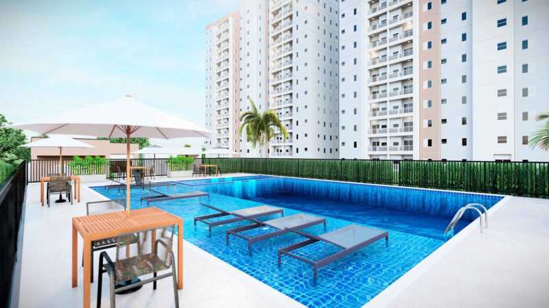 Conheça Piscina. do imóvel - Apartamento 2 quartos à venda Jardim Nova Hortolândia I, Hortolândia - R$ 340.583 - CLAP20039 - 11 Piscina. - 11