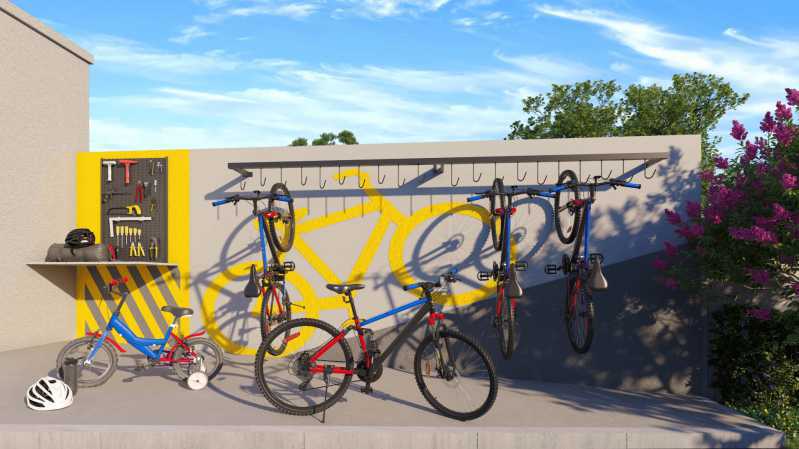 Conheça Bicicletário. do imóvel - Apartamento 2 quartos à venda Vila Palácios, Campinas - R$ 332.030 - CLAP20040 - 2 Bicicletário. - 2