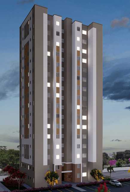 Conheça Fachada Noturna do imóvel - Apartamento 2 quartos à venda Parque Residencial Regina (Nova Veneza), Sumaré - R$ 264.990 - CLAP20041 - 4 Fachada Noturna - 4