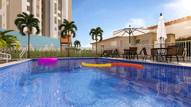 Conheça Piscina do imóvel - Apartamento 2 quartos à venda Parque Residencial Regina (Nova Veneza), Sumaré - R$ 264.990 - CLAP20041 - 5 Piscina - 5