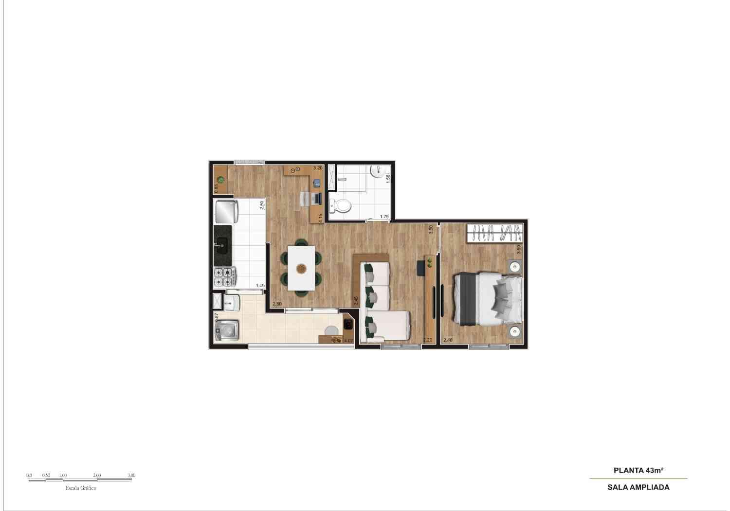 43M² - 22