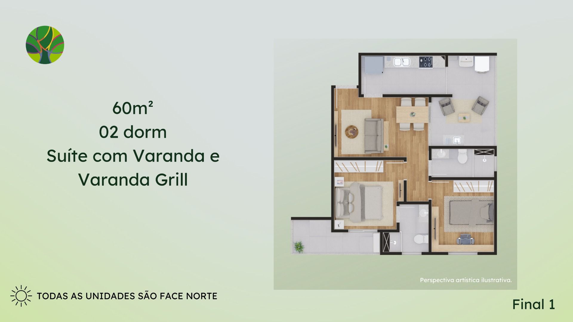 Planta 60m² - 15