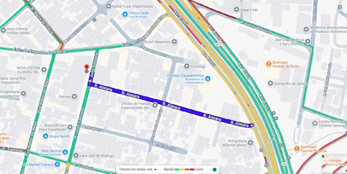 Conheça DISTÂNCIA AV BRASIL do imóvel - Galpão / Ramos / Avenida Brasil - HCGA00005 - 19 DISTÂNCIA AV BRASIL - 19