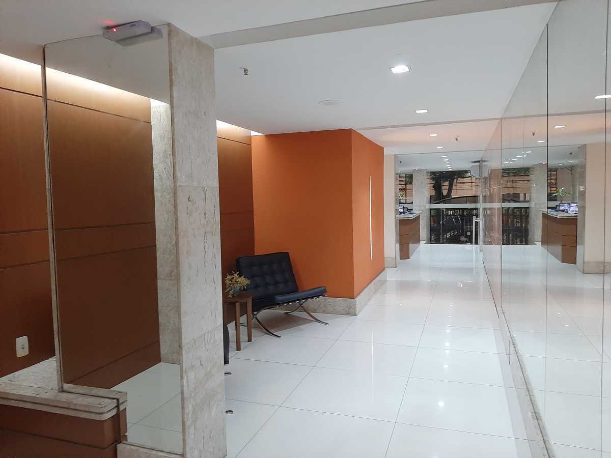 Conheça RECEPÇÃO do imóvel - Flat Condomínio Omin2, Botafogo, andar alto - HCFL10002 - 26 RECEPÇÃO - 26