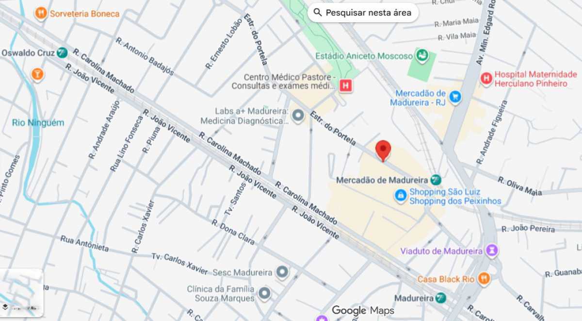 Conheça LOCALIZAÇÃO do imóvel - Madureira: Prédio / Lojão, com 4 pavimentos, garagem subterrânea - HCLJ00001 - 20 LOCALIZAÇÃO - 20