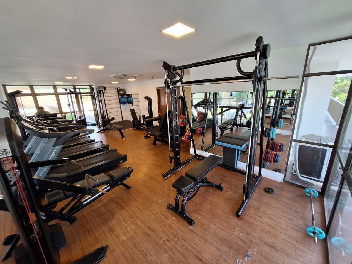 Conheça ACADEMIA do imóvel - RHR, Flat de 2 suítes na Barra da Tijuca, frente mar - HCFL20001 - 24 ACADEMIA - 24