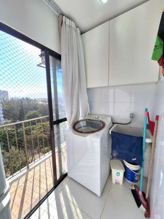 Conheça ÁREA DE SERVIÇO do imóvel - RHR, Flat de 2 suítes na Barra da Tijuca, frente mar - HCFL20001 - 8 ÁREA DE SERVIÇO - 8