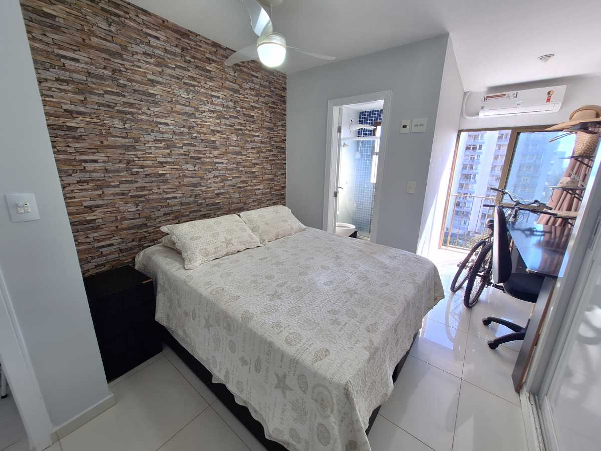 Conheça SUÍTE1 do imóvel - RHR, Flat de 2 suítes na Barra da Tijuca, frente mar - HCFL20001 - 10 SUÍTE1 - 10
