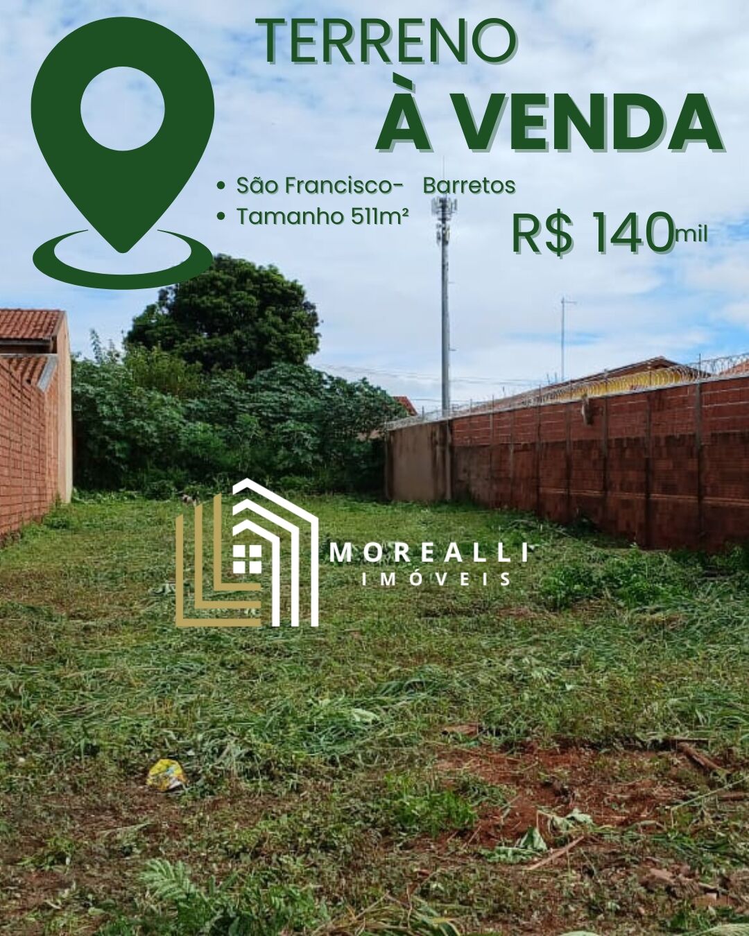 Conheça image do imóvel - Terreno Residencial à venda São Francisco, Barretos - R$ 140.000 - 387 - 3 image - 3