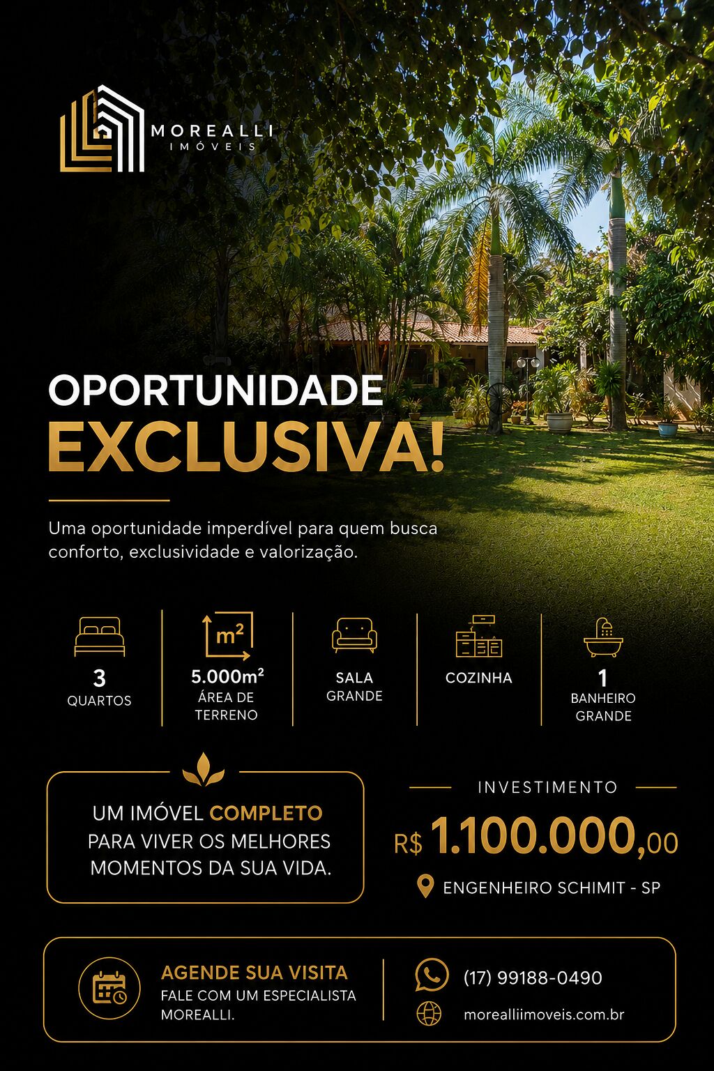 Conheça image do imóvel - Chácara à venda Centro, São José do Rio Preto - R$ 1.100.000 - 413 - 1 image - 1
