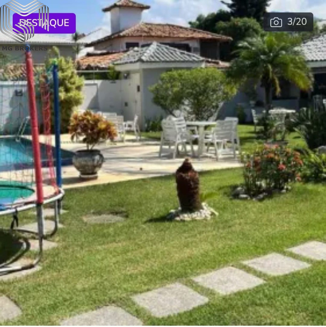 Conheça Foto 03 do imóvel - Casa em Condomínio à venda Avenida Di Cavalcanti, Barra da Tijuca, Rio de Janeiro - R$ 4.990.000 - MGB0475 - 3 Foto 03 - 3