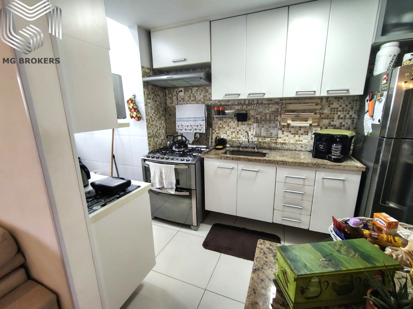 Conheça Foto 02 do imóvel - Apartamento à venda Rua Silvia Pozzano, Recreio dos Bandeirantes, Rio de Janeiro - R$ 578.000 - MGB0477 - 15 Foto 02 - 15