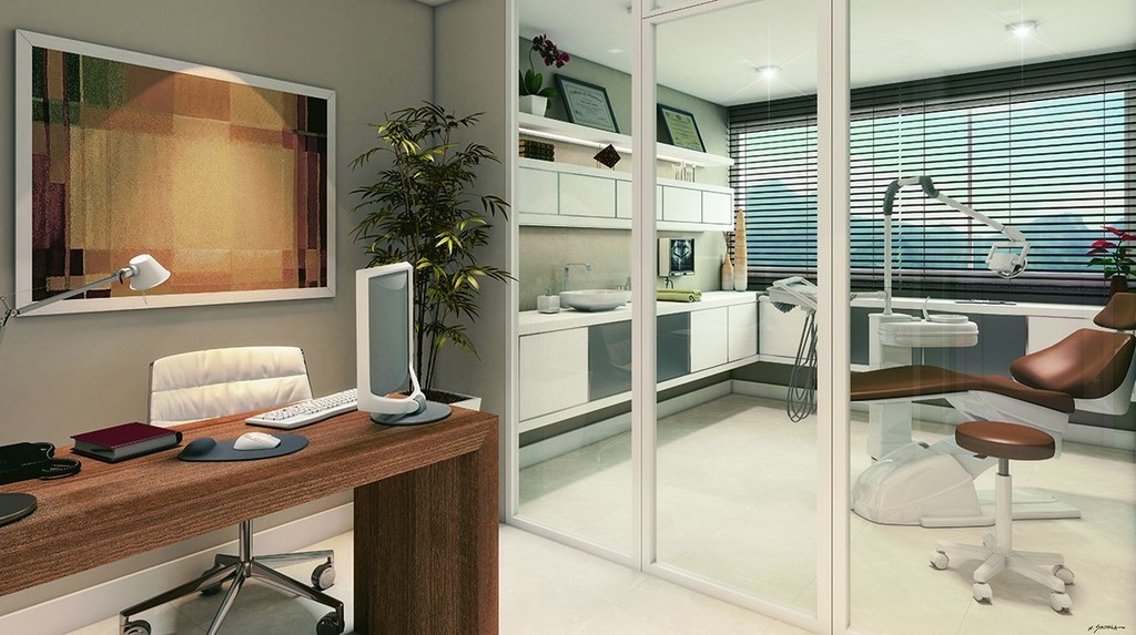 Conheça Sala interior do imóvel - Sala Comercial 19m² à venda Rua Almirante Cochrane, Tijuca, Rio de Janeiro - R$ 217.000 - SA00243 - 4 Sala interior - 4