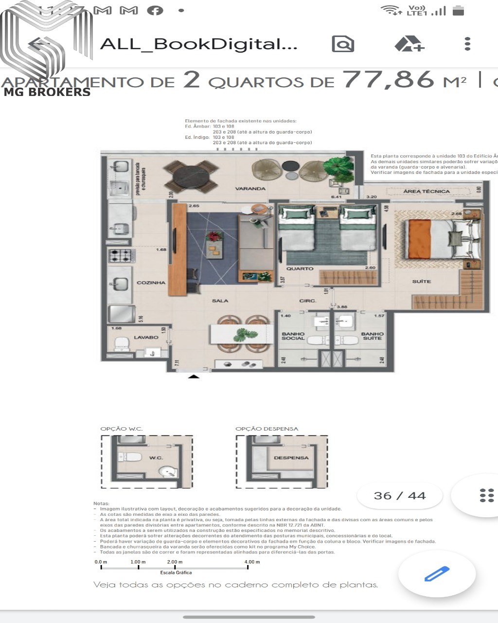 Conheça Foto 03 do imóvel - Apartamento à venda Avenida Nuta James, Barra da Tijuca, Rio de Janeiro - R$ 1.190.000 - AP-0263 - 3 Foto 03 - 3