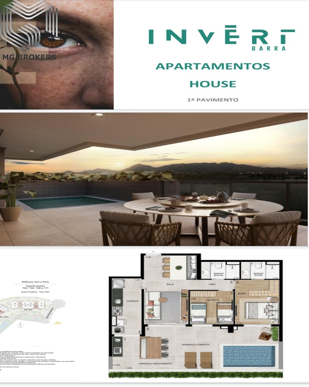 Conheça Foto 03 do imóvel - Apartamento à venda Rua Paulo Moura, Barra da Tijuca, Rio de Janeiro - R$ 1.595.000 - MGB0265 - 9 Foto 03 - 9