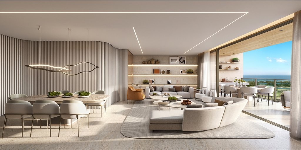 Conheça Living do imóvel - Apartamento à venda Avenida das Américas, Barra da Tijuca, Rio de Janeiro - R$ 6.466.386 - AP10130 - 11 Living - 11