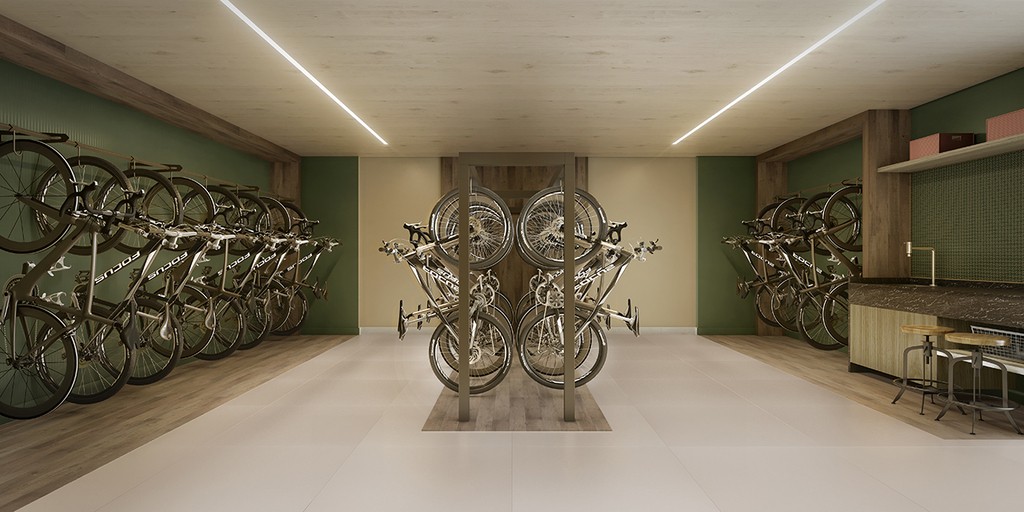 Conheça Bicicletario do imóvel - Apartamento à venda Avenida das Américas, Barra da Tijuca, Rio de Janeiro - R$ 6.466.386 - AP10130 - 34 Bicicletario - 34