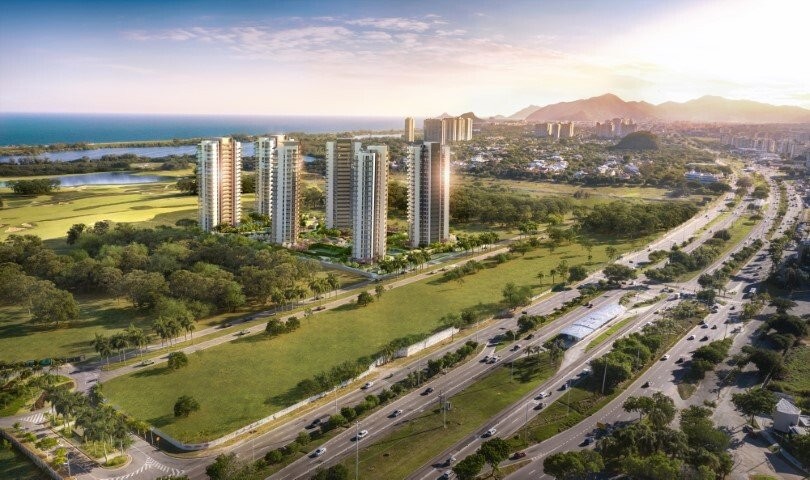 Conheça Aerea do imóvel - Apartamento à venda Avenida das Américas, Barra da Tijuca, Rio de Janeiro - R$ 6.466.386 - AP10130 - 47 Aerea - 47