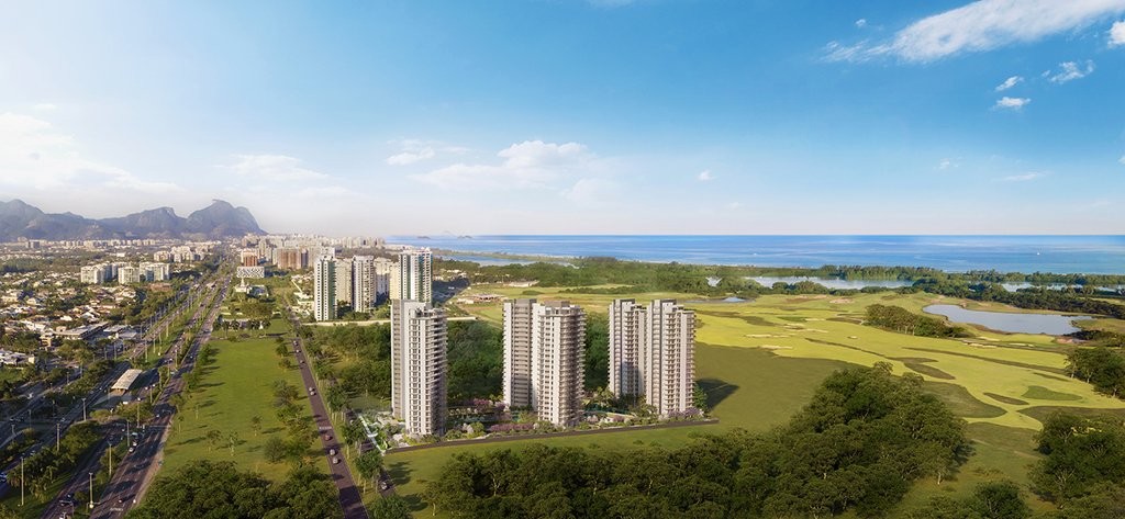Conheça Aerea do imóvel - Apartamento à venda Avenida das Américas, Barra da Tijuca, Rio de Janeiro - R$ 6.466.386 - AP10130 - 48 Aerea - 48