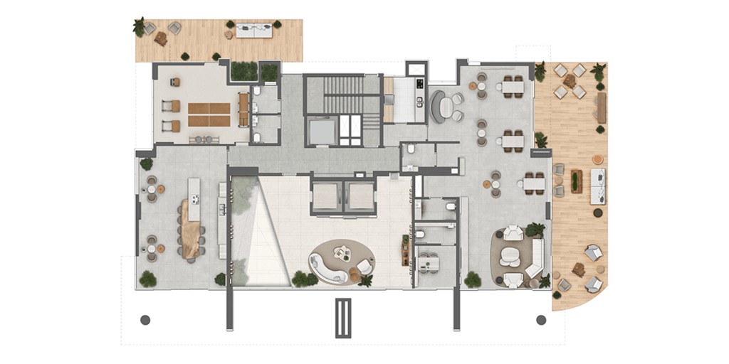 Conheça Pavimento térreo 2 do imóvel - Apartamento à venda Avenida das Américas, Barra da Tijuca, Rio de Janeiro - R$ 6.466.386 - AP10130 - 53 Pavimento térreo 2 - 53