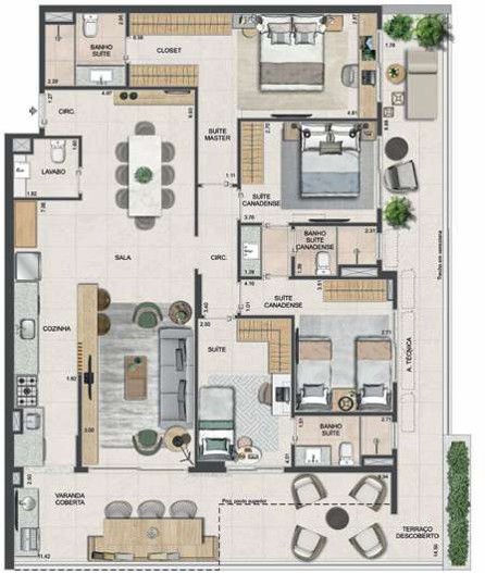 Conheça Planta 05 - 4 dorm 163 62m² - do imóvel - Apartamento à venda Rua Homem de Melo, Tijuca, Rio de Janeiro - R$ 1.907.700 - AP10169 - 28 Planta 05 - 4 dorm 163 62m² - - 28