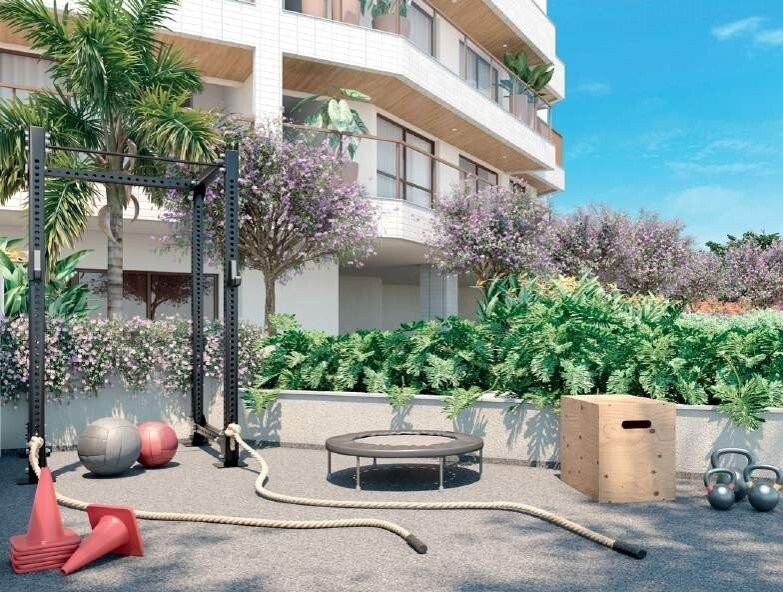 Conheça Fitness externo do imóvel - Apartamento à venda Avenida Nuta James, Barra da Tijuca, Rio de Janeiro - R$ 2.440.500 - AP10189 - 14 Fitness externo - 14