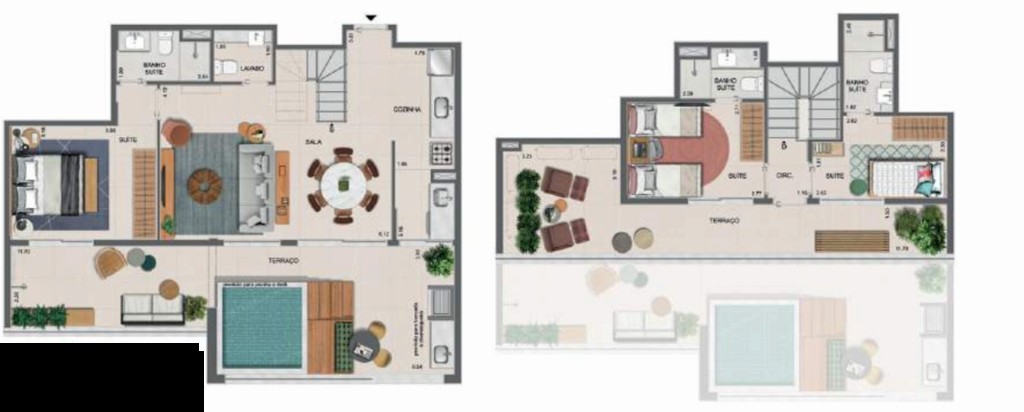 Conheça Planta 03 - 3 dorm 148 18m² - do imóvel - Apartamento à venda Avenida Nuta James, Barra da Tijuca, Rio de Janeiro - R$ 2.440.500 - AP10189 - 22 Planta 03 - 3 dorm 148 18m² - - 22