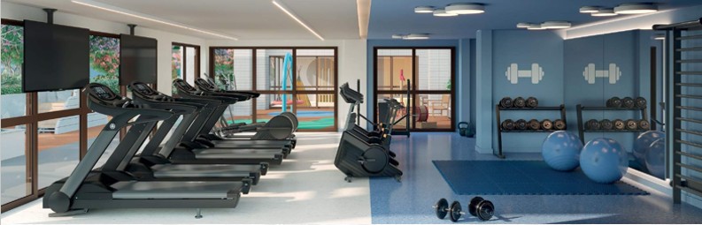 Conheça Fitness do imóvel - Apartamento à venda Avenida Nuta James, Barra da Tijuca, Rio de Janeiro - R$ 2.440.500 - AP10189 - 3 Fitness - 3