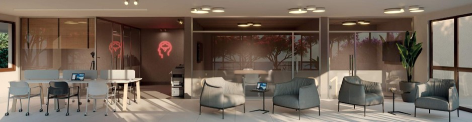 Conheça Coworking do imóvel - Apartamento à venda Avenida Nuta James, Barra da Tijuca, Rio de Janeiro - R$ 2.440.500 - AP10189 - 8 Coworking - 8