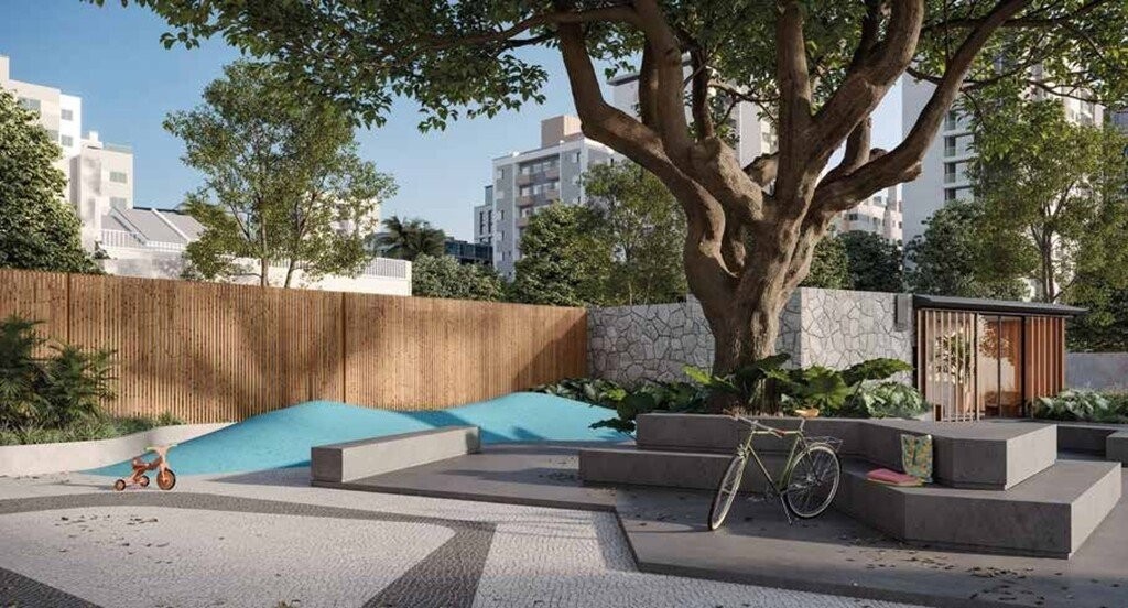 Conheça Playground do imóvel - Studio à venda Rua Marquês de São Vicente, Gávea, Rio de Janeiro - R$ 895.000 - 0000005 - 18 Playground - 18
